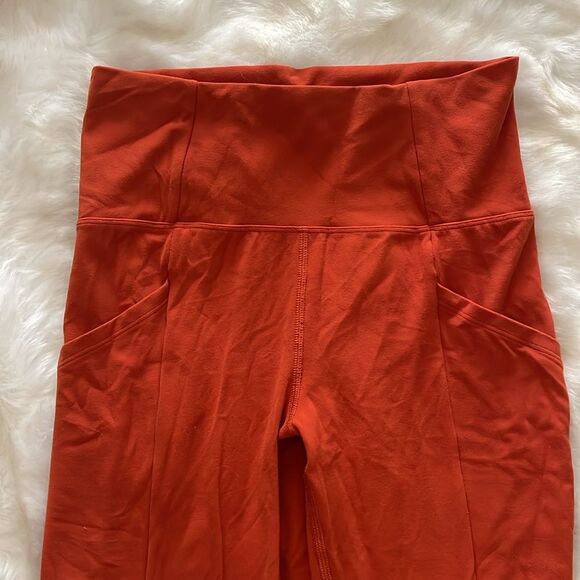 REI Spandex Shorts with Pockets ~ Size Small 🧡 burnt orange s biker - Picture 3 of 4